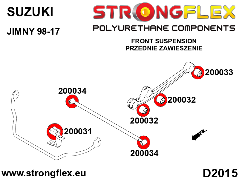 200034A: Panhard rod mount bush SPORT