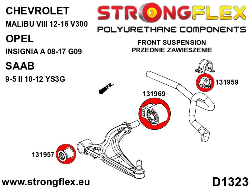 136237B: Front and rear suspension kit