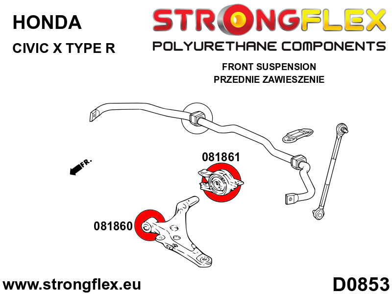 081861B: Front wishbone – rear bush