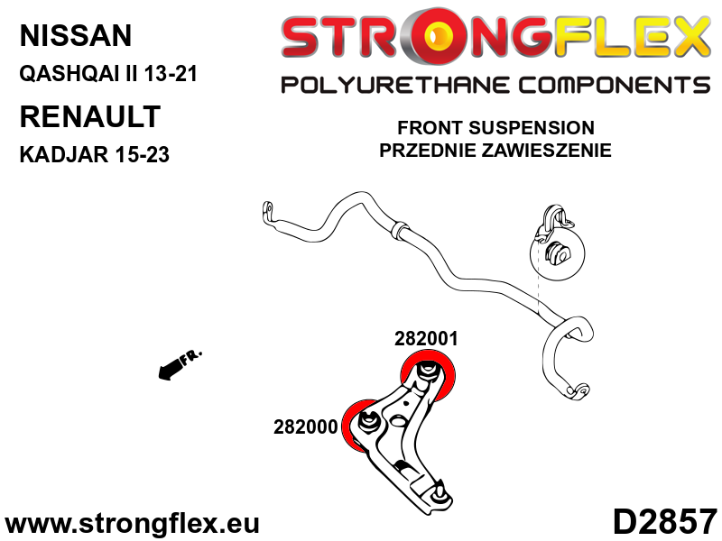 282000A: Front wishbone – front bush SPORT