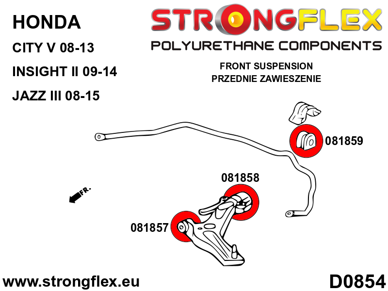 081859B: Front anti roll bar bush