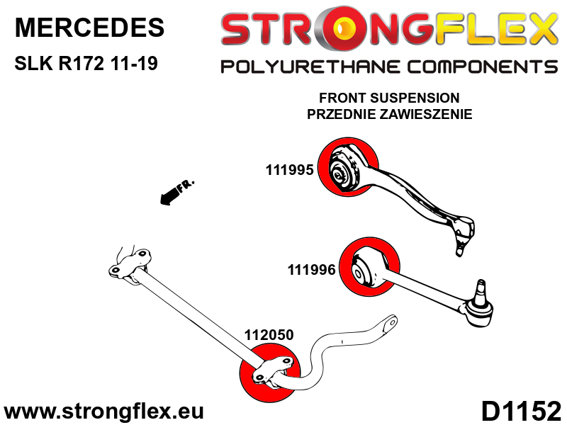 116307A: Full suspension polyurethane bush kit SPORT
