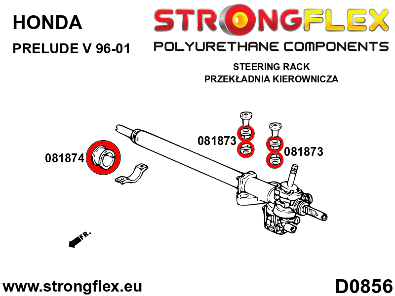 081873A: Steering rack bush SPORT