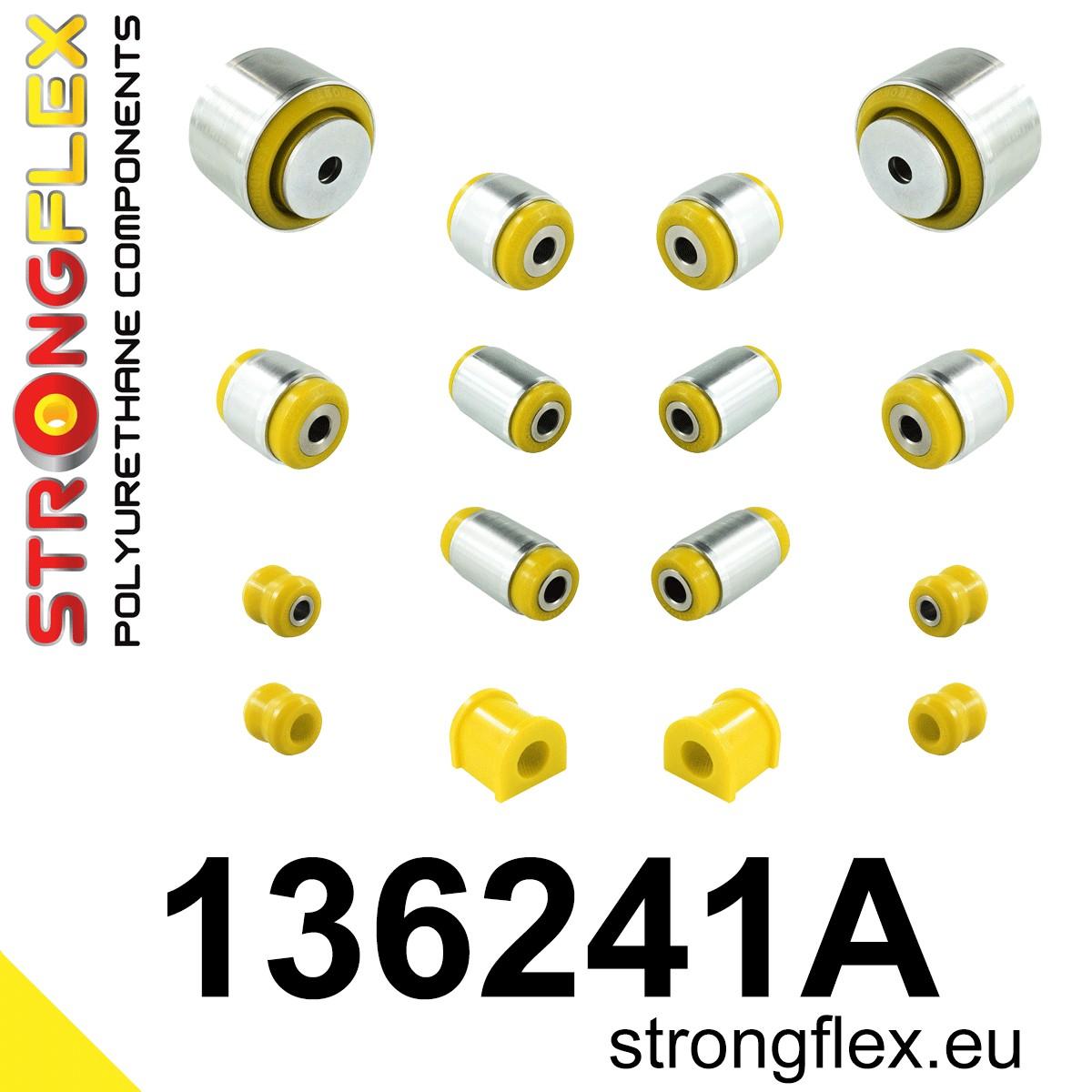 136241A: Rear suspension bush kit SPORT