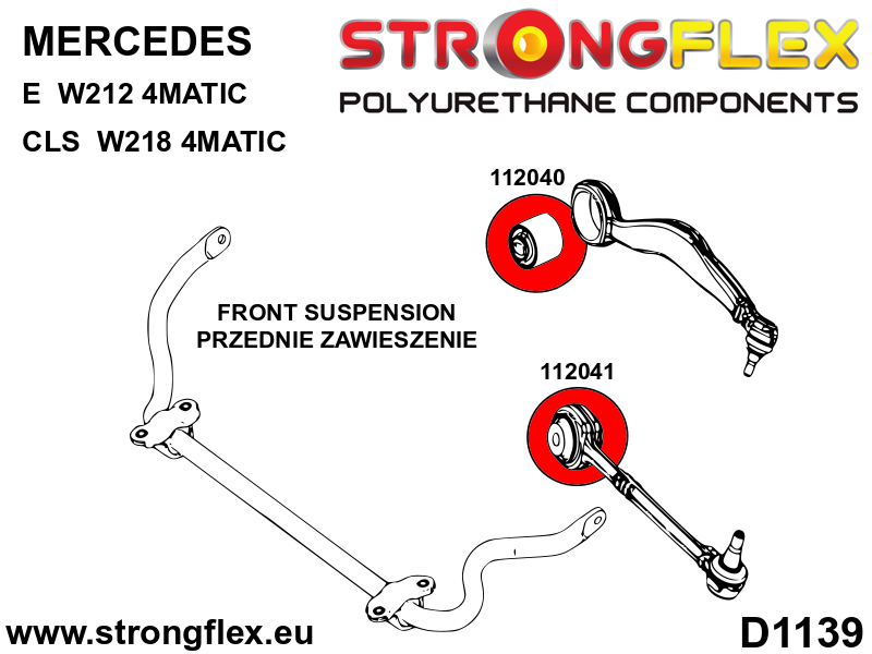 112041B: Front lower arm bush