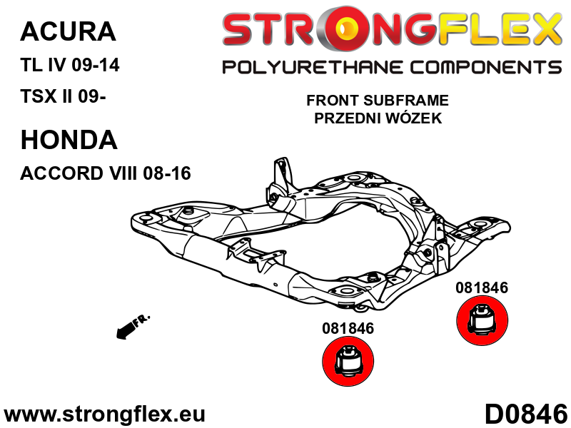 086239B: Full suspension bush kit