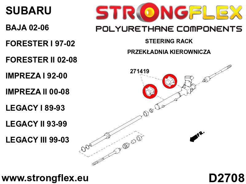 276247B: Full suspension bush kit