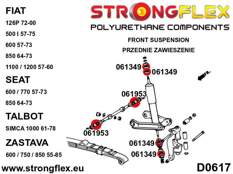 066085A: Full suspension bush kit SPORT