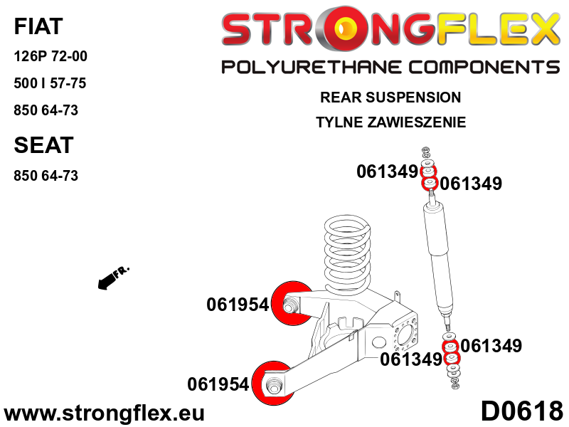 066085A: Full suspension bush kit SPORT