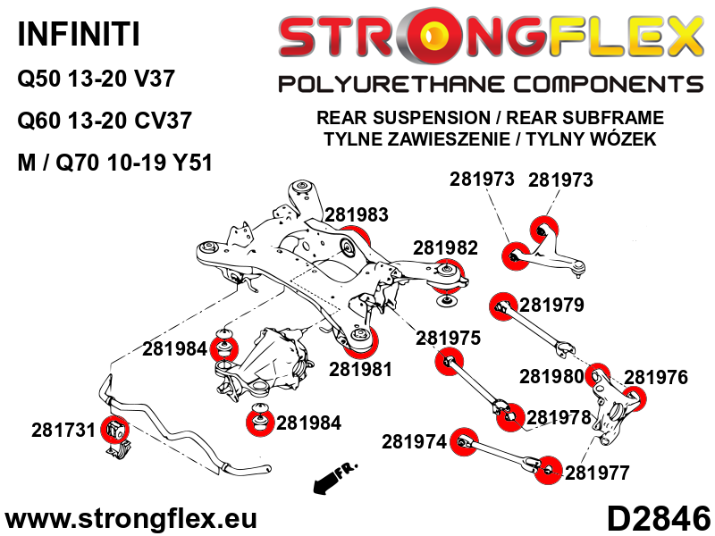 286231B: Full suspension bush kit
