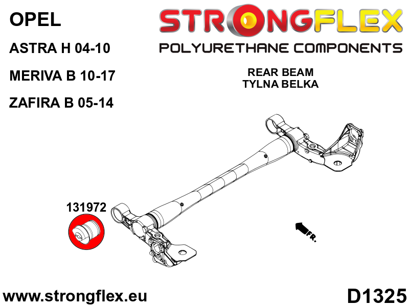 136239A: Full suspension polyurethane bush kit SPORT