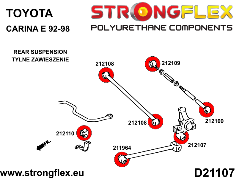 216303B: Full suspension bush kit