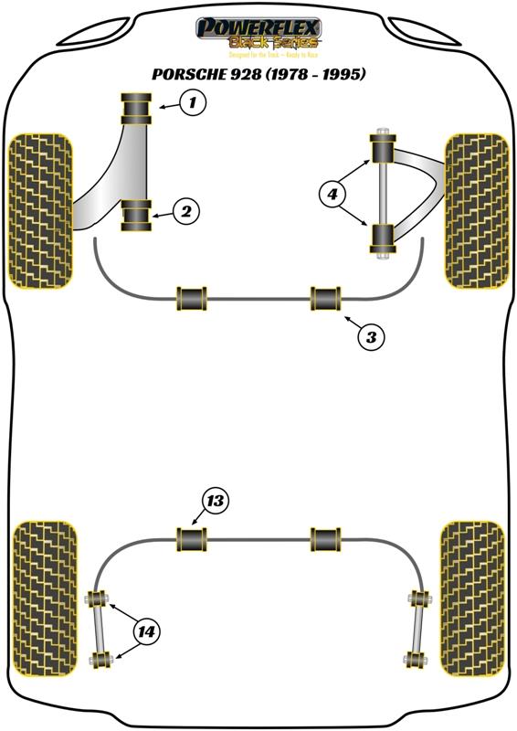 Front Lower Arm Front Bush 928, road