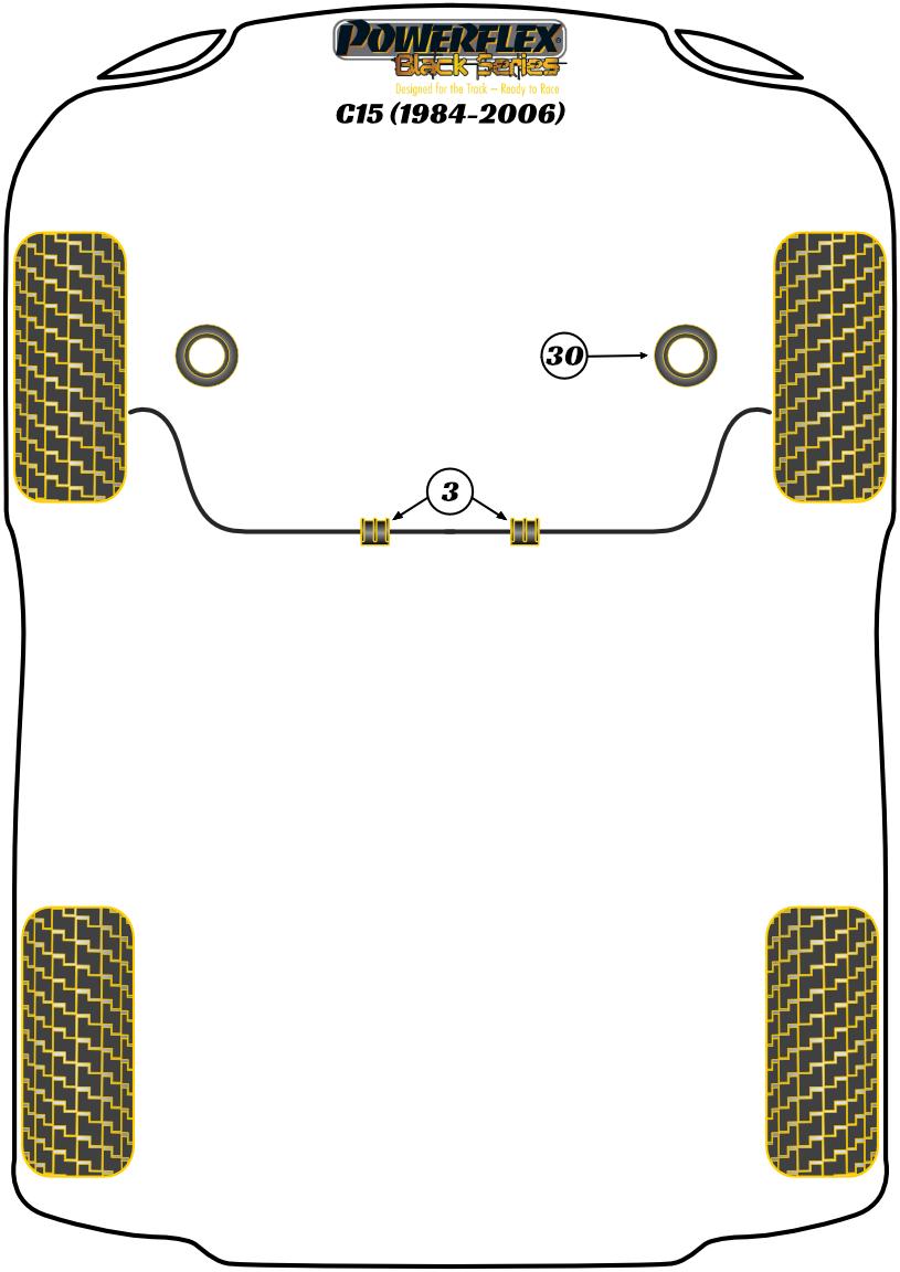 206160A: Voorwielophangingsset SPORT