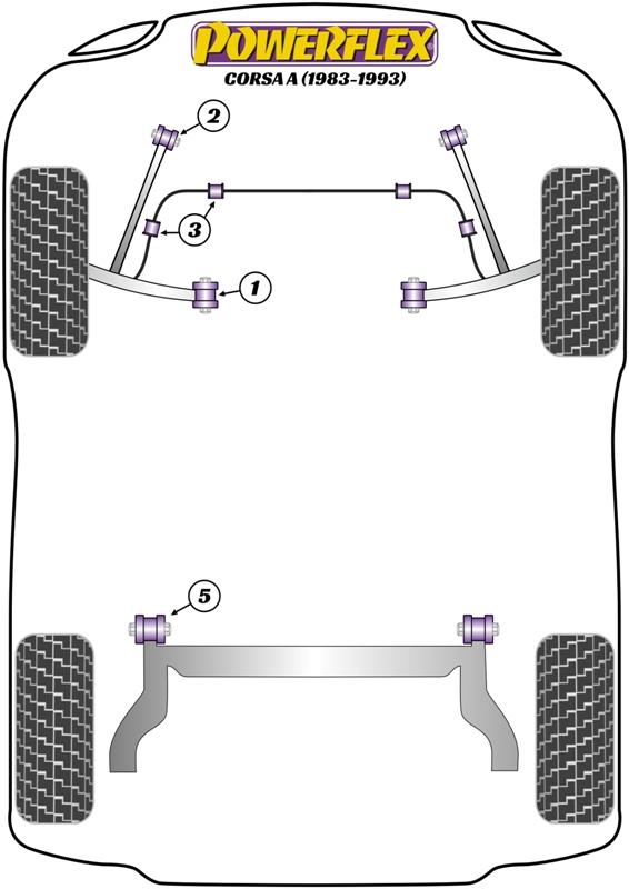Montagebus achterbalk Corsa Models, Nova, TIGRA MODELS, black