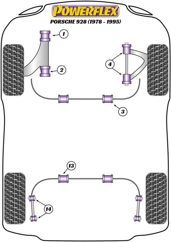 Front Lower Arm Front Bush 928, road