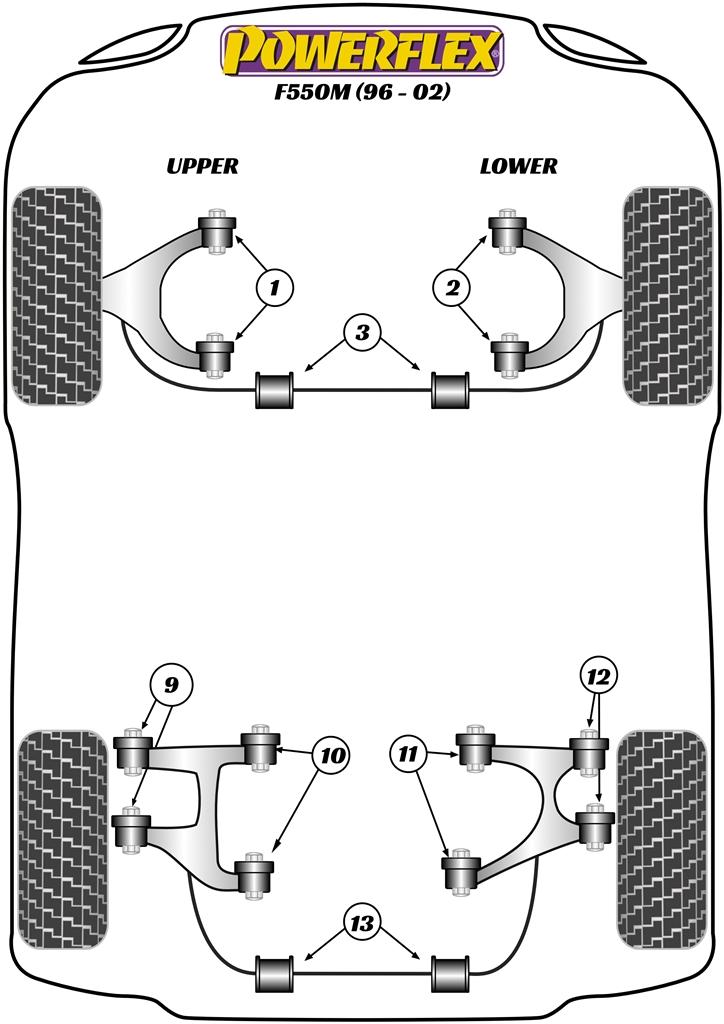 022007B: Front subframe – front bush