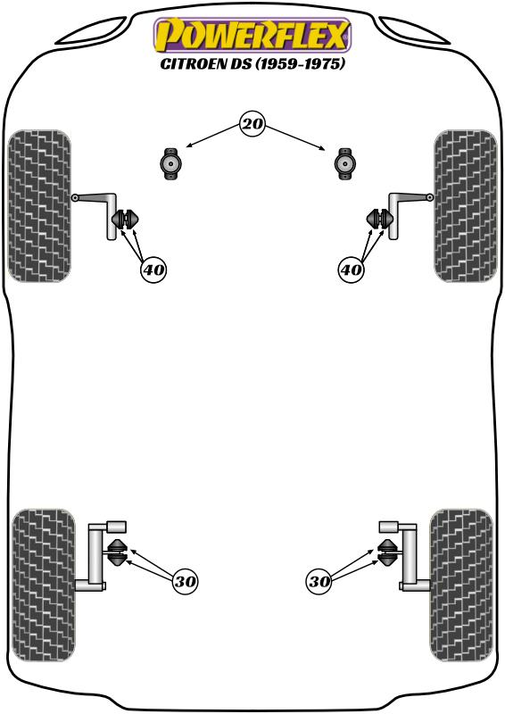 116242B: Busset voor het achterste subframe