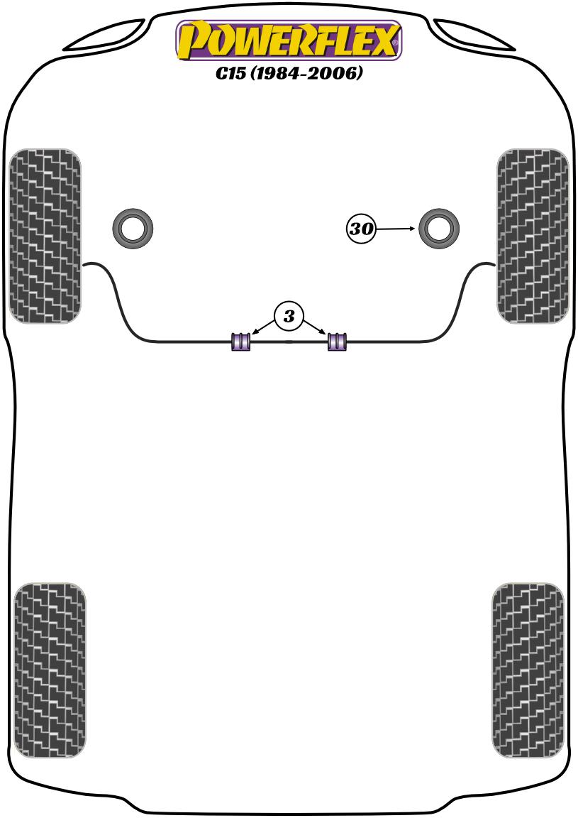206160A: Voorwielophangingsset SPORT