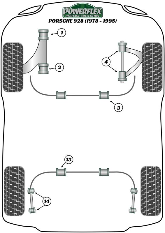 Front Lower Arm Front Bush 928, road