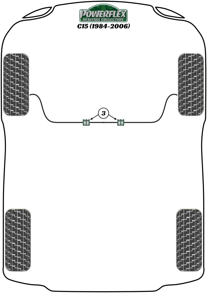 206160A: Voorwielophangingsset SPORT
