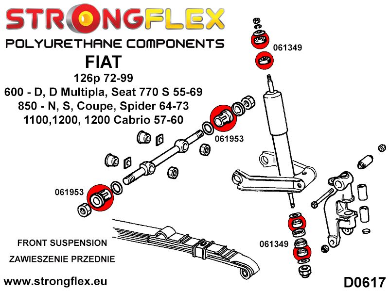 061349A: Shock absorber mounting SPORT
