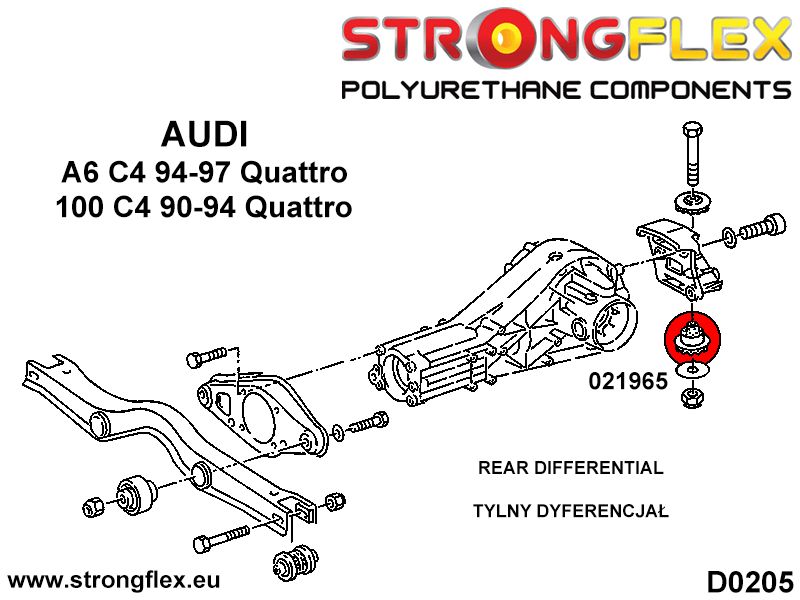 021965B: Rear differential - rear bush 55mm