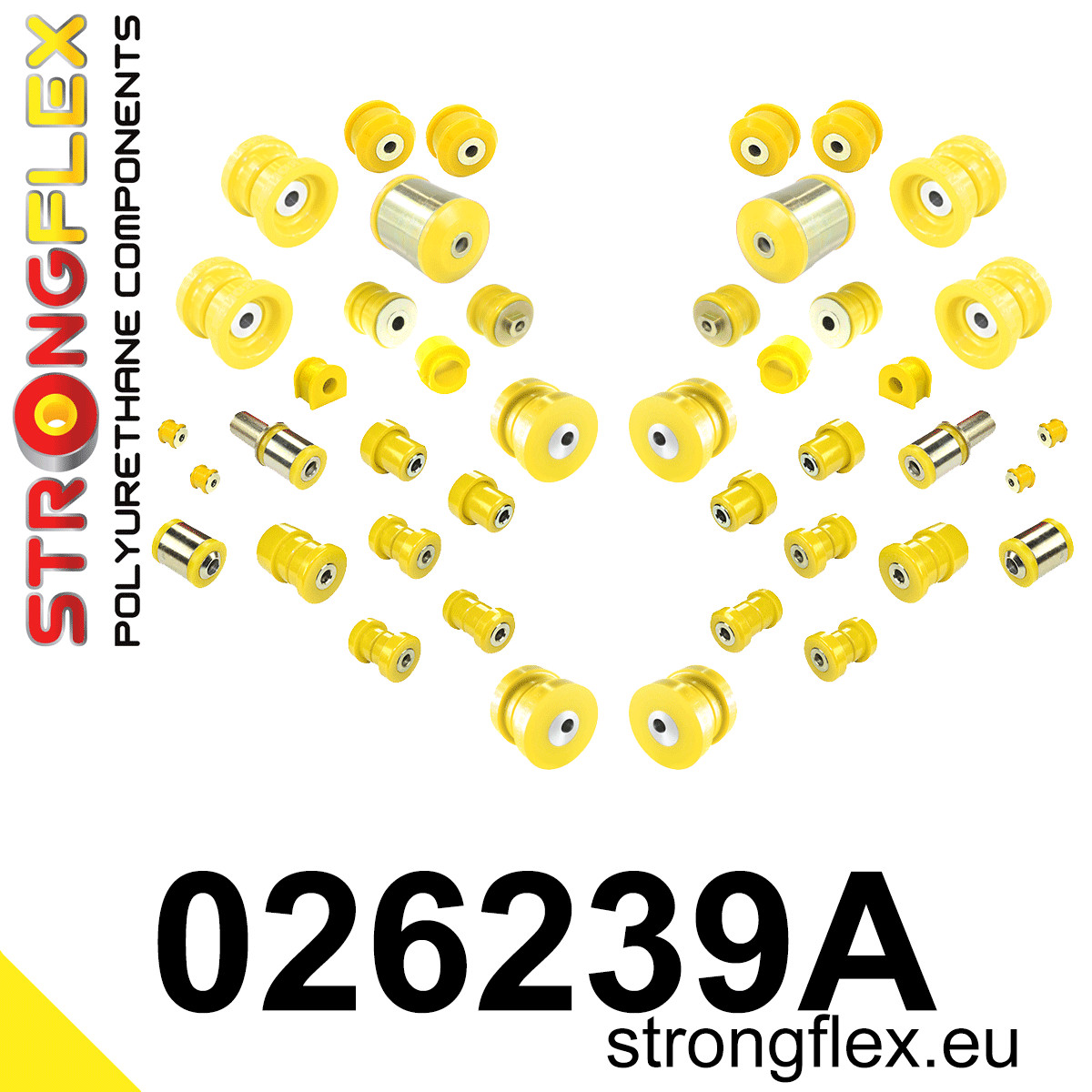 026239A: Full suspension bush kit SPORT