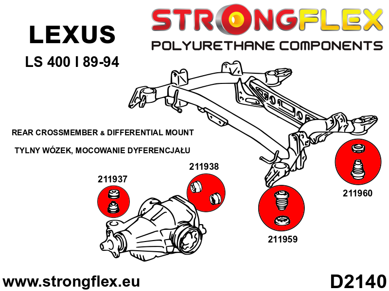 211959B: Rear subframe - front bush