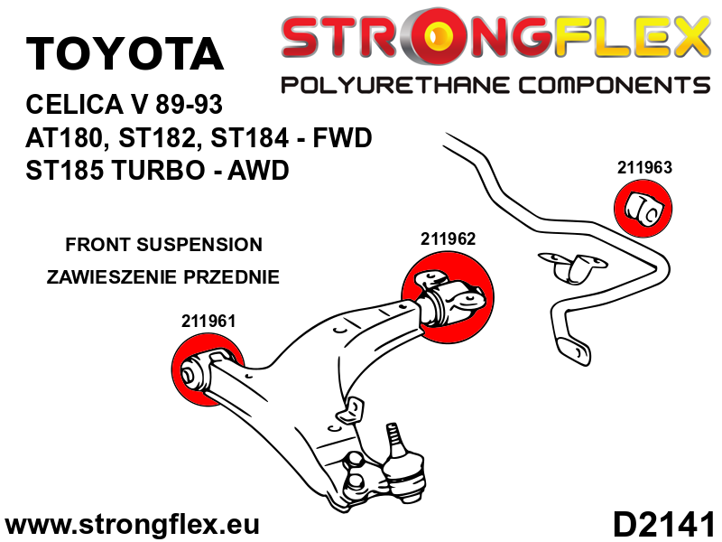 211963B: Front stabilizer bush