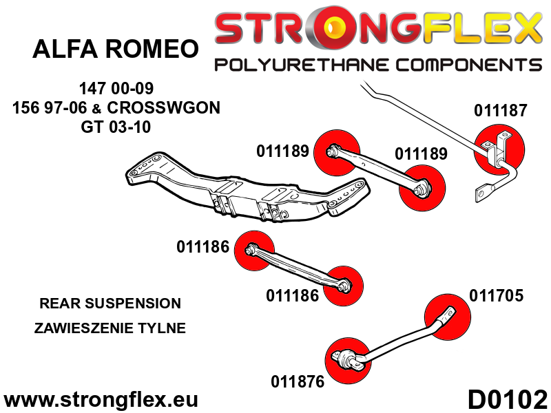 011187B: Rear anti roll bar bush
