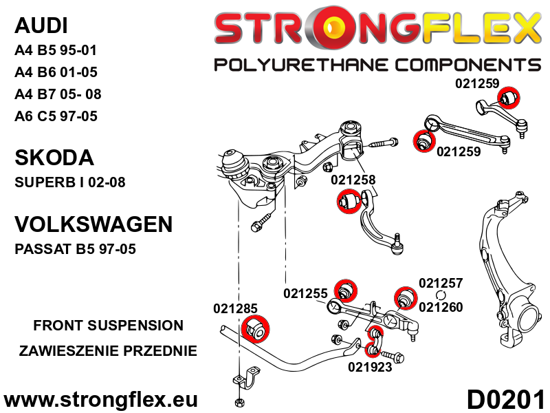 026239B: Full suspension bush kit
