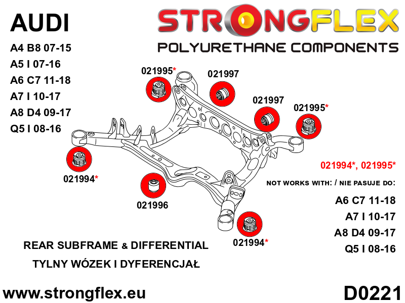 021997B: Rear differential - rear bush