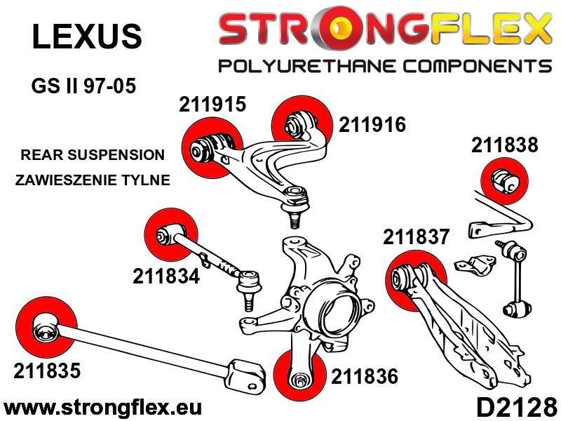 211838A: Bus stabilisatorstang achter SPORT