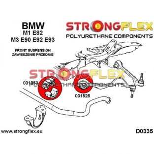 031526A: Front wishbone bush SPORT