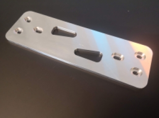 Connecting support/tunnel bridge Aluminium