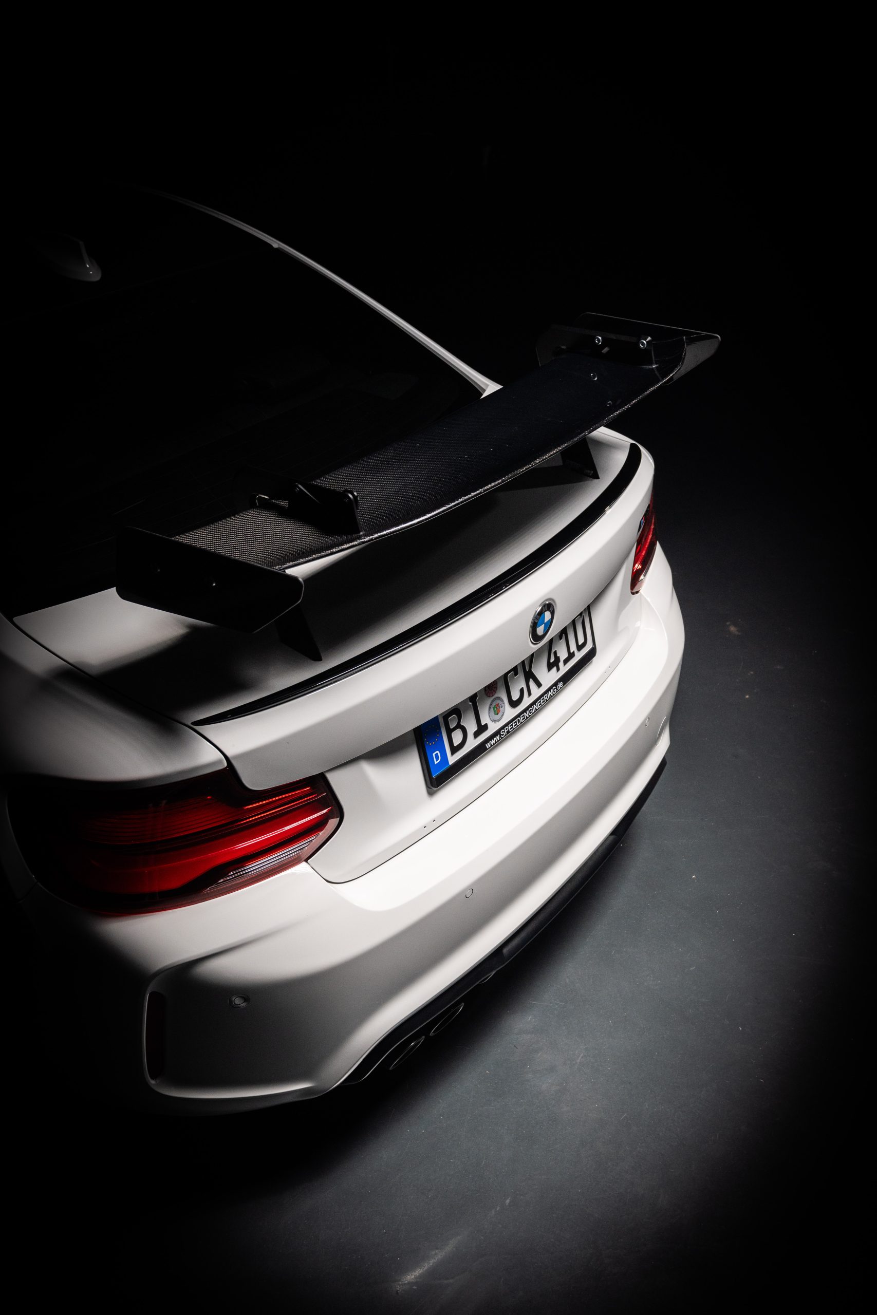 Swan Neck Wing achtervleugel BMW 2XX M2 M2C F87 F22 met TuV onderdelencertificaat